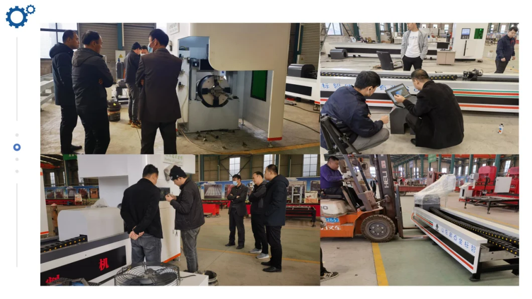 Square Round Stainless Steel Pipe Laser Cutting Machine with 1kw-6kw Power Motor